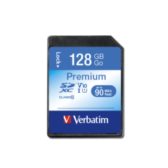 MEMORIE SD CARD VERBATIM 128GB CLASA 10 44025TIMBRU VERDE 0.03 LEI)