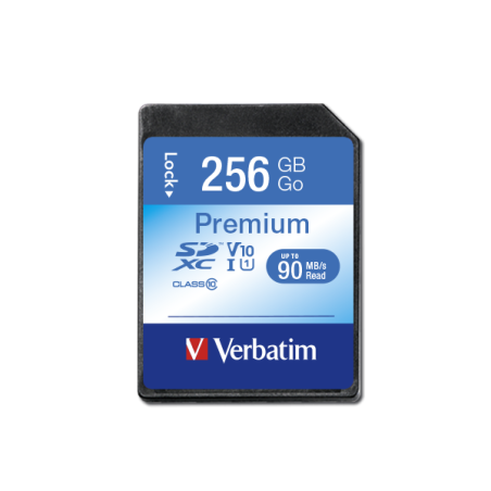 MEMORIE SD CARD VERBATIM 256GB CLASA 10 44026TIMBRU VERDE 0.03 LEI)