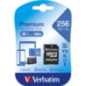 MEMORIE SD CARD VERBATIM 256GB CLASA 10 ADAPTOR INCLUS 44087TIMBRU VERDE 0.03 LEI)