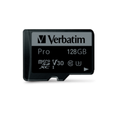 MEMORIE SD CARD VERBATIM 128GB CLASA 10 ADAPTOR INCLUS 47044TIMBRU VERDE 0.03 LEI)