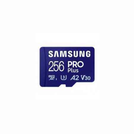 SAMSUNG PRO Plus microSD 256GB Up to 180MB/s Read and 130MB/s Write speed with Class 10 4K UHD incl. Card reader 2023 MB-MD256SB