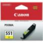 Cartus Cerneala Original Canon Yellow- CLI-551Y- pentru Pixma IP-7250-8750-IX-6850-MG-5450-5550-5650-6350-6450-6650-7150-7550-MX