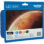 Combo-Pack Original Brother CMYK- LC1100HYVALBP- pentru DCP-6690-MFC-5895-MFC-6490-MFC-6890- 1 x 4503x325-timbru verde 0.60 lei