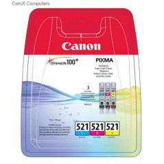 Combo-Pack Original Canon - CLI-521MULTI- pentru Pixma iP3600-iP4600-MP540-MP620- -timbru verde 0.15 lei)- 2934B010AA