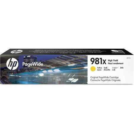 Cartus Cerneala Original HP Yellow- nr.981XL- pentru PageWide E58650-556-586- 11K-timbru verde 0.15 lei)- L0R11A