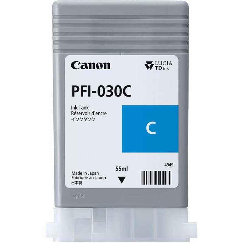 Cartus Cerneala Original Canon Cyan- PFI-030C- pentru IPF TM-240-IPF TM-340- 55ml-timbru verde 1.2 lei)3490C001AA