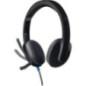 CASTI Logitech- H540- cu fir- standard- utilizare multimedia- call center- microfon pe brat- conectare prin USB 2.0- negru- 981-
