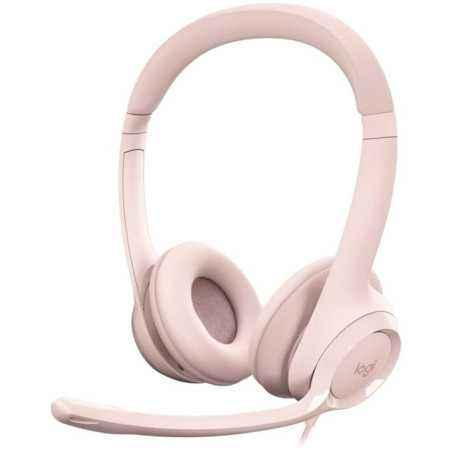 LOGITECH H390 Corded Headset - ROSE - USB 981-001281timbru verde 0.8 lei)