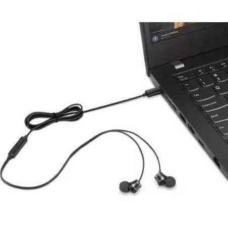 Lenovo USB-C Wired In-Ear Headphones 4XD1J77351timbru verde 0.18 lei)