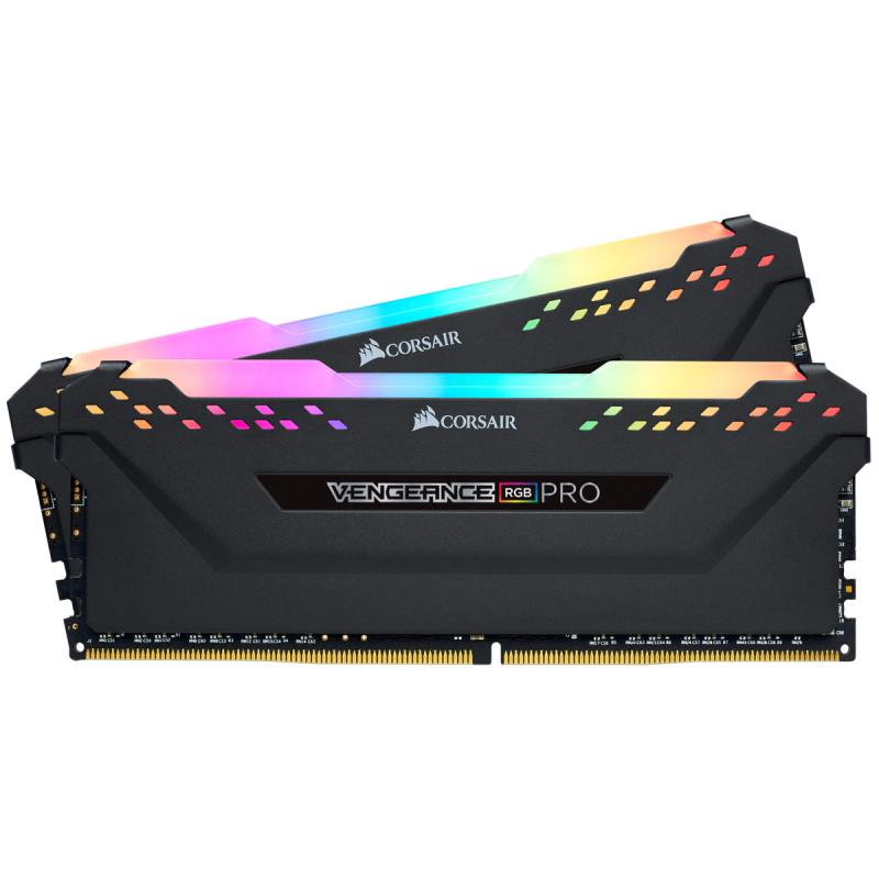 Memorie DDR Corsair DDR4 16 GB- frecventa 3600 MHz- 8 GB x 2 module- radiator- iluminare RGB- CMW16GX4M2Z3600C18