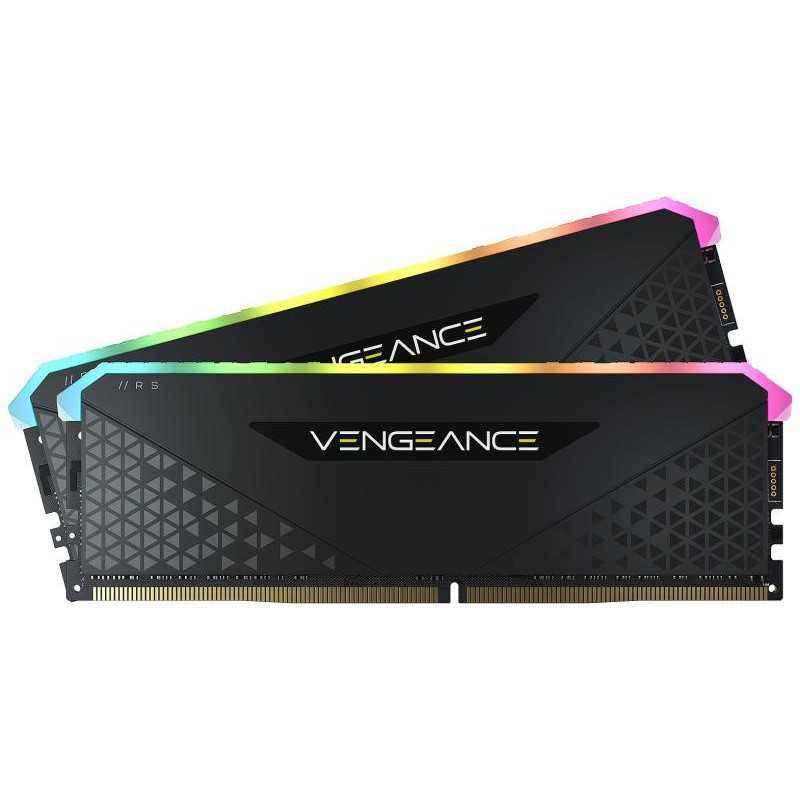 Memorie DDR Corsair DDR4 64 GB- frecventa 3200 MHz- 32 GB x 2 module- radiator- iluminare RGB- CMG64GX4M2E3200C16