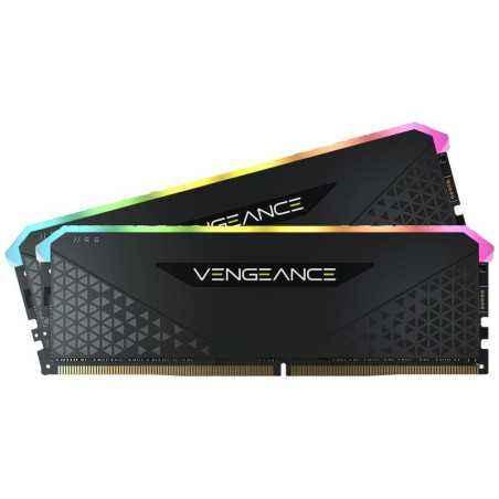Memorie DDR Corsair DDR4 64 GB- frecventa 3200 MHz- 32 GB x 2 module- radiator- iluminare RGB- CMG64GX4M2E3200C16