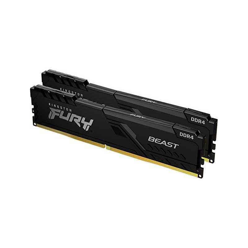 Memorie DDR Kingston DDR4 64GB frecventa 3600 MHz- 32GB x 2 module- radiator- latenta CL18- KF436C18BBK2/64