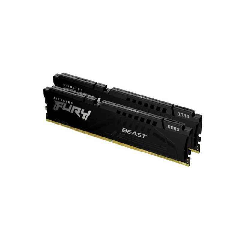 Memorie DDR Kingston FURY BEAST DDR5 32GB frecventa 6000 Mhz- 16GB x 2 module- radiator- latenta CL36- KF560C36BBEK2-32