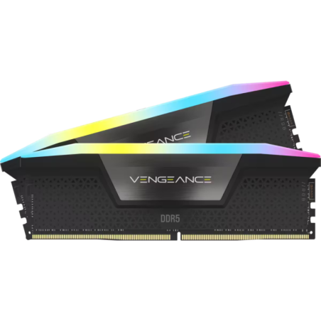 Corsair Vengeance RGB 48GB2x24GB)- DDR5- 5600MHz- CL40- 2x24GB- 1.25V Intel XMP- Negru CMH48GX5M2B5600C40