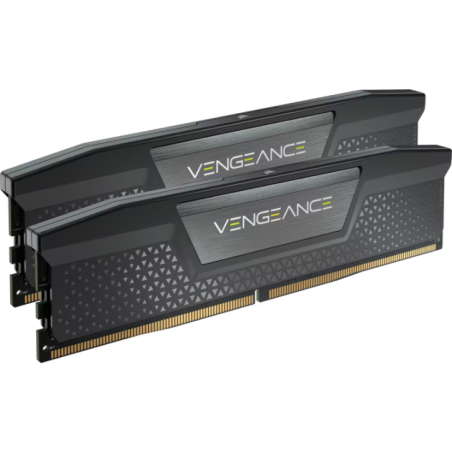 VENGEANCE 32GB2x16GB) DDR5 DRAM 6400MHz C32 Memory Kit - Black CMK32GX5M2B6400C32