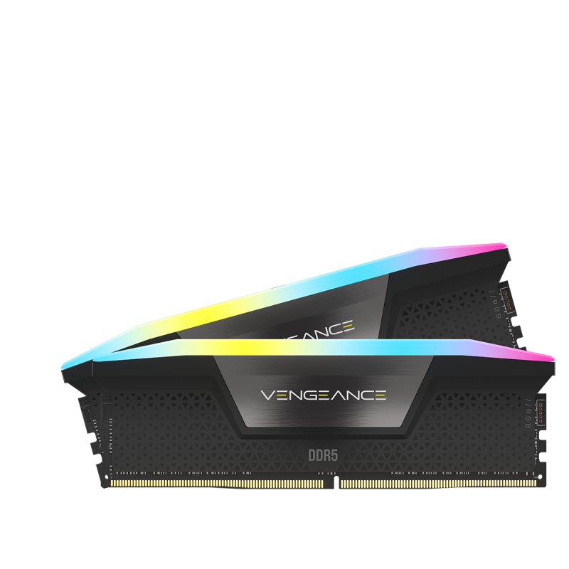 Corsair Vengeance RGB 64GB2x32GB)- DDR5- 6400MHz- CL32- 1.4V Intel XMP- Negru CMH64GX5M2B6400C32