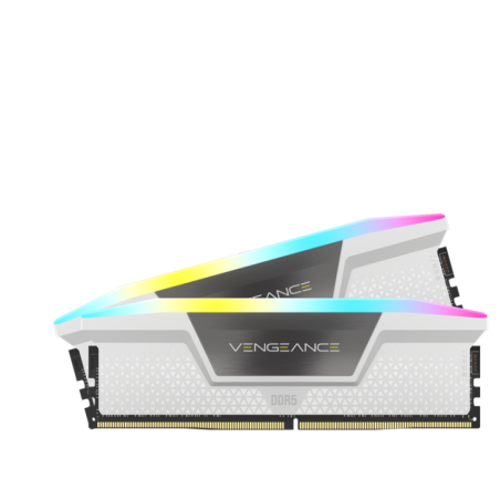 Corsair Vengeance RGB 32GB- DDR5- 6000MHz- CL40- 2x16GB- 1.35V- Alb CMH32GX5M2B6000C40W