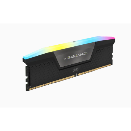 Corsair Vengeance RGB- DDR5- 64GB2x32GB)- 6200 MHz- C32- 1.4V- Intel XMP- Negru CMH64GX5M2B6200C32