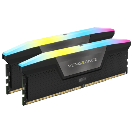 Corsair Vengeance RGB- DDR5- 64GB2x32GB)- DDR5 6000- CL30 CMH64GX5M2B6000C30