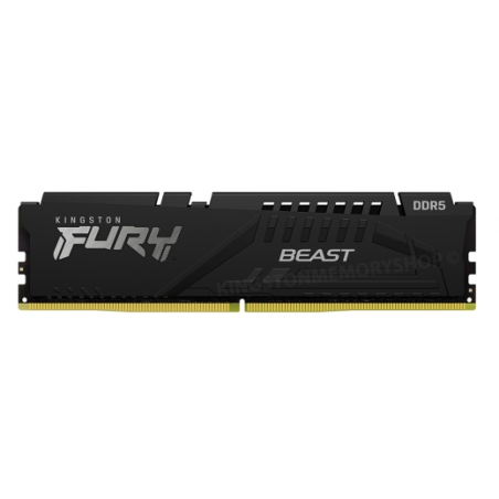 Memorie DDR Kingston - gaming FURY Beast DDR5 32 GB- frecventa 5200 MHz- 1 modul- radiator- KF552C40BB-32