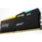 Memorie DDR Kingston - gaming DDR5 16GB frecventa 6000 MHz- 1 modul- radiator- iluminare RGB- latenta CL40- KF560C40BBA-16