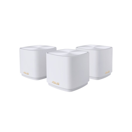 Sistem WIFI Asus Mesh ZenWiFi AX Mini XD4PLUS(3PKWAX1800- Dual-band- 557mp- parental controls XD4 PLUS(W-3-PK)timbru verde 2.00