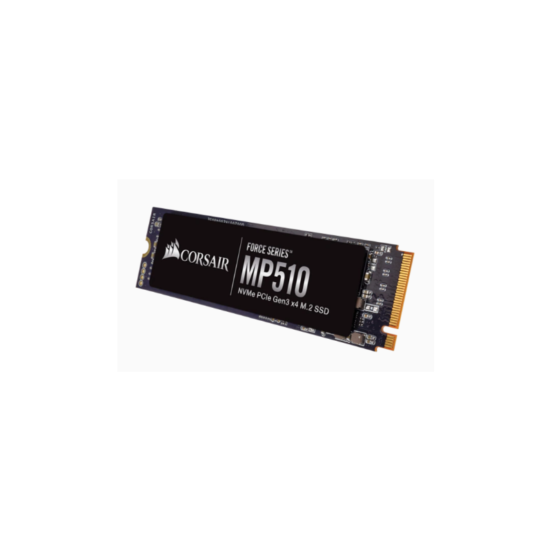 SSD CORSAIR MP510 Force Series- 480GB- M.2- PCIe Gen3.0 x4- 3D TLC Nand- R/W: 3480/2000 MB/s- CSSD-F480GBMP510B