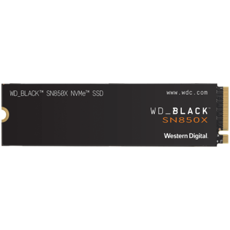 SSD WD Black SN850X 2TB M.2 2280 PCIe Gen4 x4 NVMe- Read/Write: 7300/6600 MBps- IOPS 1200K/1100K- TBW: 1200- WDS200T2X0E
