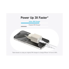 INCARCATOR retea Anker 511 Nano 4 30W- 1 x USB Type-C- alb- A2337G21timbru verde 0.18 lei) - 0194644139018