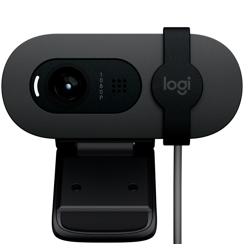LOGITECH WEBCAM - Brio 100 Full HD Webcam - GRAPHITE - USB - N/A - EMEA28-935 960-001585timbru verde 0.18 lei)