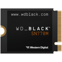 SSD WD Black SN770M 500GB M.2 2230 PCIe Gen4 x4 NVMe- Read/Write: 5000/4000 MBps- IOPS 460K/800K- TBW: 300 WDS500G3X0G