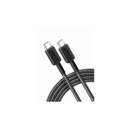 Cablu alimentare si date Anker- USB Type-CT) la USB Type-CT)- 1.8m rata transfer 480 Mbps- 60W- invelis nylon- braided- negru- A