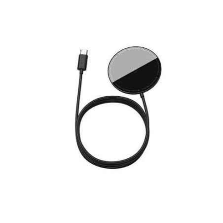 INCARCATOR wireless Baseus Simple Qi 15W- compatibilitate smartphones- incarcare MagSafe Iphone 12/13- cablu Type-C lungime 1.5