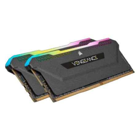 Memorie DDR Corsair DDR4 32 GB- frecventa 3600 MHz- 16 GB x 2 module- radiator- iluminare RGB- CMH32GX4M2Z3600C18