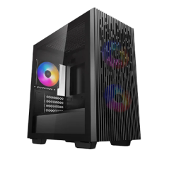 CARCASA DEEPCOOL MATREXX 40 3FS- Mini Tower M-ATX- fara sursa- sticla securizata- 3 x fan- USB 2.0 x 1- USB 3.0 x 1- Jack 3.5mm