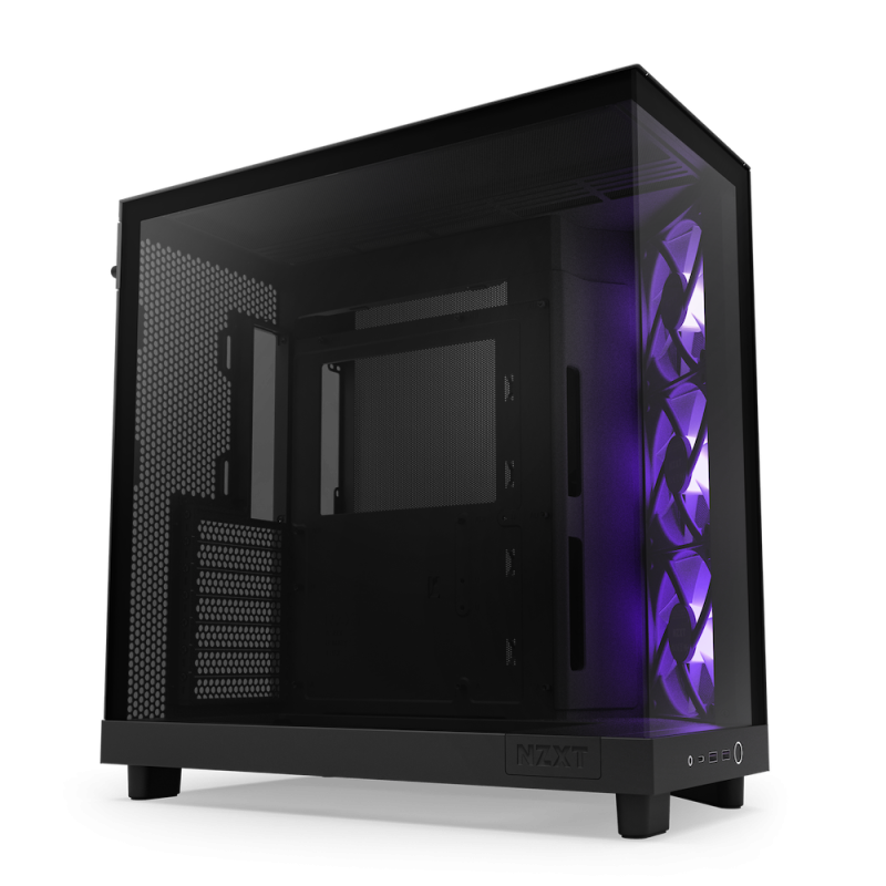 CARCASE NZXT H6 Flow RGB- Compact Dual-chamber- MiddleTower- Negru CC-H61FB-R1 timbru verde 0.08 lei)