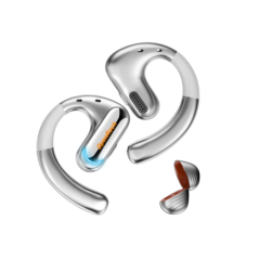 Casca OneOdio wireless- tip butoni - TWS- utilizare smartphone- conectare prin Bluetooth 5.2- difuzor 16.2 mm- crem- OpenRock-Pr