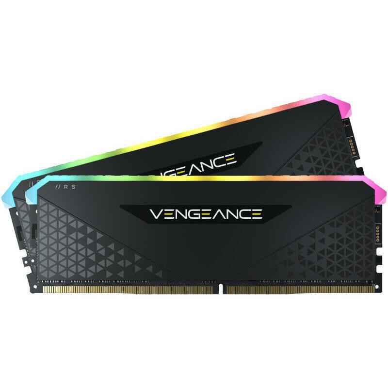 Memorie DDR Corsair DDR4 64 GB- frecventa 3600 MHz- 32 GB x 2 module- radiator- iluminare RGB- CMG64GX4M2D3600C18