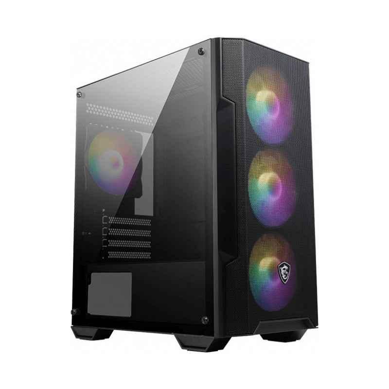 MSI MAG FORGE M100A D60 EU MAG 600DN EU Cord 1xUSB 3.0 2xUSB 2.0 4x120mm Auto RGB Fan Acrylic MAG FORGE M100A D60