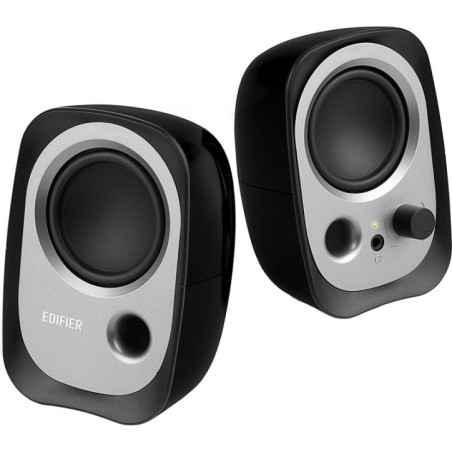 BOXE EDIFIER 2.0- RMS: 4W2 x 2W)- bass reflex port- USB power- black- R12U timbru verde 0.8 lei)