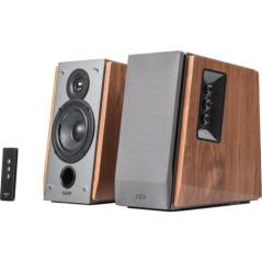 BOXE EDIFIER 2.0- RMS: 60W2 x 13W- 2 x 17W)- telecomanda wireless- volum- bass- treble- dual RCA- brown- R1600TIII timbru verd