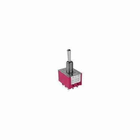 Comutator triplu, ON-OFF-ON - 2A/250V - 34x18x13 mm