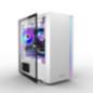 CARCASA PCCOOLER- Middle Tower- mATX- ITX- fara sursa- sticla securizata- 1 ventilator inclus ARGB- alb- USB 3.2 gen 1 x 1- USB