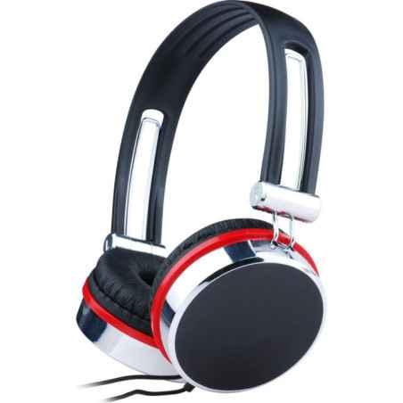 CASTI Gembird- cu fir- standard- utilizare multimedia- microfon pe fir- conectare prin Jack 3.5 mm x 2- negru / argintiu- MHS-90