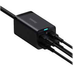 INCARCATOR retea Baseus GaN3 Pro- Quick Charge 100W- 2 x USB- 2 x USB Type-C- negru CCGP000101timbru verde 0.18 lei) - 695315620