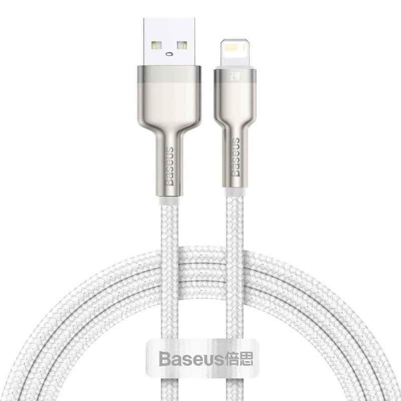 CABLU alimentare si date Baseus Cafule Metal- Fast Charging Data Cable pt. smartphone- USB la Lightning Iphone 2.4A- braided- 1m