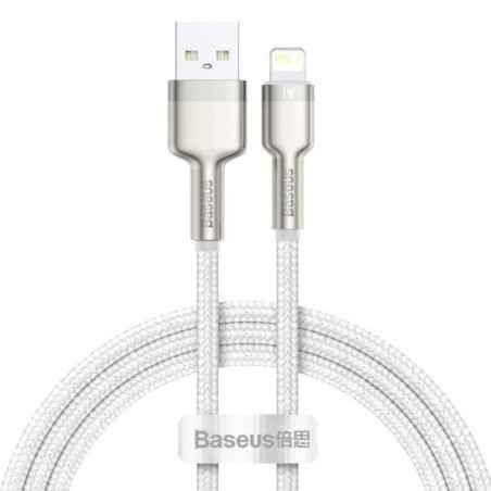 CABLU alimentare si date Baseus Cafule Metal- Fast Charging Data Cable pt. smartphone- USB la Lightning Iphone 2.4A- braided- 1m