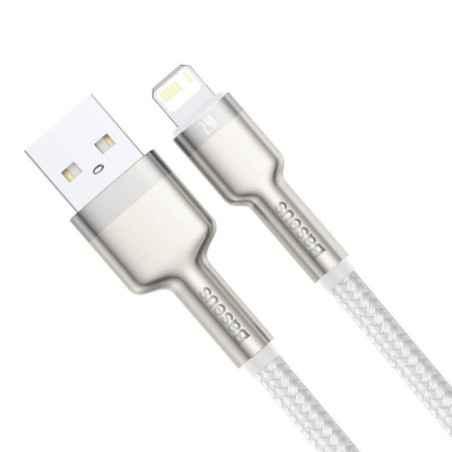 CABLU alimentare si date Baseus Cafule Metal- Fast Charging Data Cable pt. smartphone- USB la Lightning Iphone 2.4A- braided- 1m