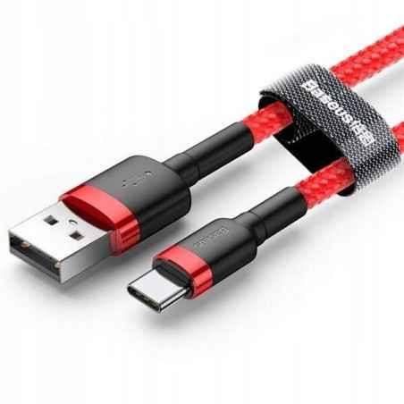 CABLU alimentare si date Baseus Cafule- Fast Charging Data Cable pt. smartphone- USB la USB Type-C 2A- 2m- rosu CATKLF-C09timbru